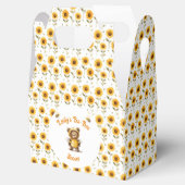 かわいいハチミツベアーバビーシャワー フェイバーボックス (オープン)