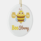 かわいいハチ強い強いアニメ セラミックオーナメント (右)