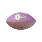 かわいいハッチングベビーダチョウ漫画イラストレーション アメリカンフットボール (回転270)