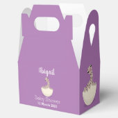 かわいいハッチングベビーダチョウ漫画イラストレーション フェイバーボックス (オープン)