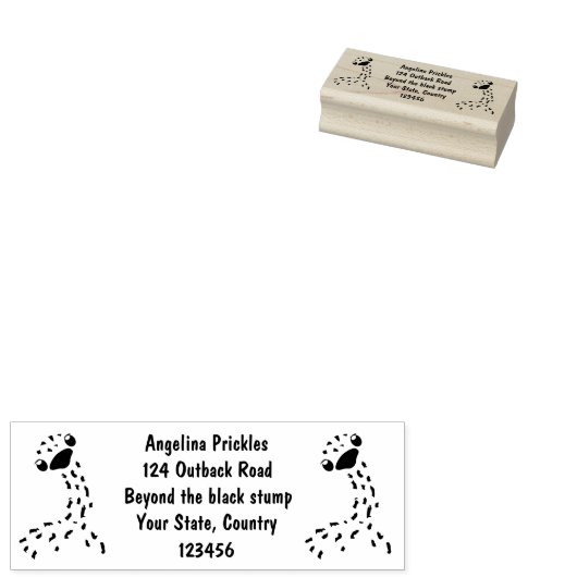 かわいいハッチングベビーダチョウ漫画イラストレーション ラバースタンプ (押印)