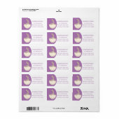 かわいいハッチングベビーダチョウ漫画イラストレーション ラベル (フルシート)