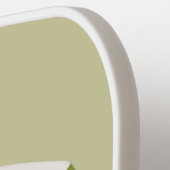 かわいいハッピーかわいいココナッツ漫画イラストレーション ピックルボールラケット (左詳細)