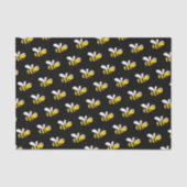 かわいいハッピーなクロクマバチ 薄葉紙 (正面)