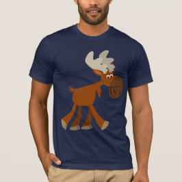 かわいいハッピーな漫画のムースTシャツ Tシャツ