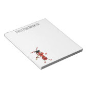 かわいいハッピーアリ漫画 ノートパッド (アングル)