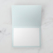 かわいいハッピーイースターエッグス&バニー シーズンカード (内部)