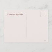 かわいいハッピーイースターナマケモノ シーズンポストカード (裏面)