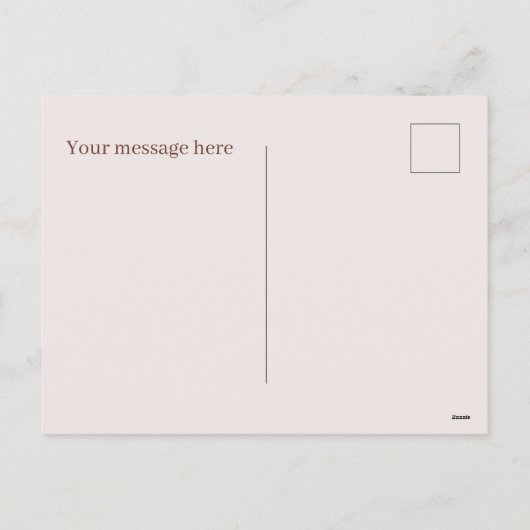 かわいいハッピーイースターナマケモノ シーズンポストカード (裏面)