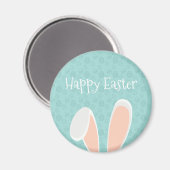 かわいいハッピーイースターバニー耳 |マグネット マグネット (正面/裏面)