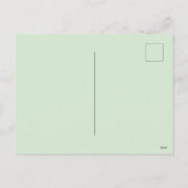 かわいいハッピーイースター牛 シーズンポストカード (裏面)