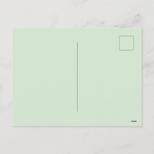 かわいいハッピーイースター牛 シーズンポストカード (裏面)