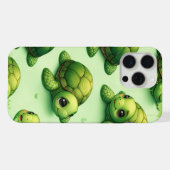 かわいいハッピーウミガメ iPhoneケース (裏面横)
