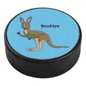 かわいいハッピーオーストラリアカンガルーイラストレーション アイスホッケーパック (3/4)