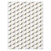 かわいいハッピーオーストラリアカンガルーイラストレーション テーブルクロス (正面)