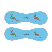 かわいいハッピーオーストラリアカンガルーイラストレーション 野球ボール (パネル)