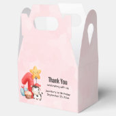 かわいいハッピーカウズ1歳の誕生日ありがとう フェイバーボックス (オープン)