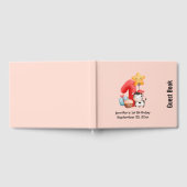 かわいいハッピーカウー1歳の誕生日 ゲストブック (全面)