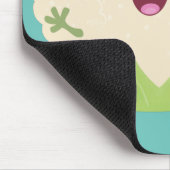 かわいいハッピーカリフラワー野菜の漫画 マウスパッド (コーナー)