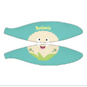 かわいいハッピーカリフラワー野菜の漫画 ミニバスケットボール (パネル)