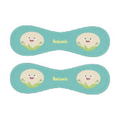 かわいいハッピーカリフラワー野菜の漫画 野球ボール (パネル)