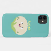 かわいいハッピーカリフラワー野菜の漫画 Case-Mate iPhoneケース (裏面(横))