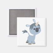 かわいいハッピーカートゥーンベビーユニコーン磁石 マグネット (正面/裏面)