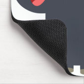 かわいいハッピーカートンベルテッドガロウェイカウズマウスパッド マウスパッド (コーナー)