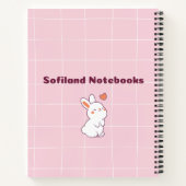 かわいいハッピーガール💗✨ ノートブック (裏面)