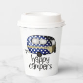 かわいいハッピーキャンパーズワードアートパーティー 紙コップ (正面)