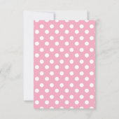 かわいいハッピーキャンパーパーソナライズされたノートカード サンキューカード (裏面)