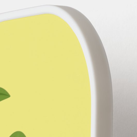 かわいいハッピーギボンエイプアニメイラストレーション ピックルボールラケット (左詳細)