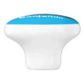 かわいいハッピークリームトラック漫画 セラミックノブ (側面)