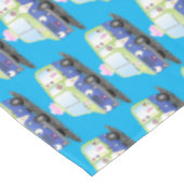 かわいいハッピークリームトラック漫画 テーブルクロス (アングル)