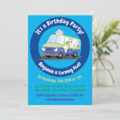 かわいいハッピークリームトラック漫画 招待状 (スタンド正面)