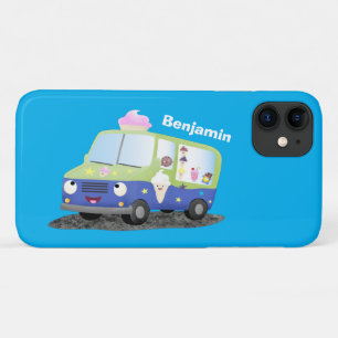 かわいいハッピークリームトラック漫画 iPhone 11 ケース