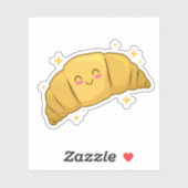 かわいいハッピークロワッサンスケッチ シール (シート)