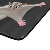 かわいいハッピーグライダー漫画イラストレーション カッティングボード (角)