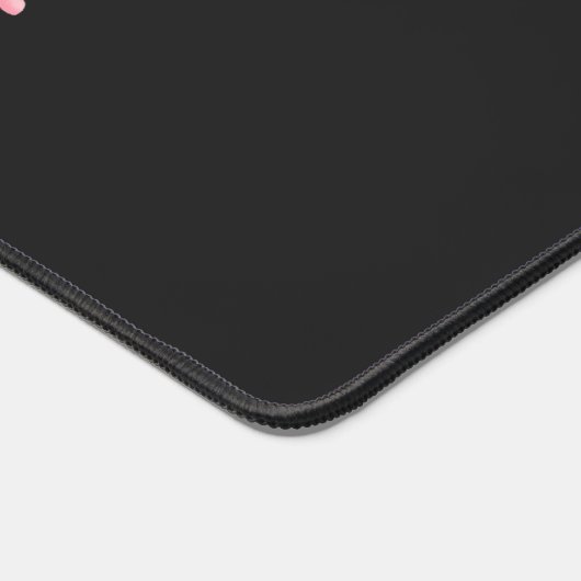 かわいいハッピーグライダー漫画イラストレーション デスクマット (コーナー)