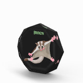 かわいいハッピーグライダー漫画イラストレーション フォトブロック (右)