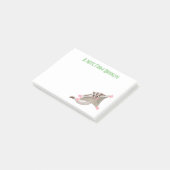 かわいいハッピーグライダー漫画イラストレーション ポストイット (アングル)