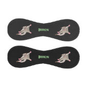 かわいいハッピーグライダー漫画イラストレーション 野球ボール (パネル)