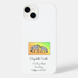 かわいいハッピーケニアゼブラスiPhone / iPadケース Case-Mate iPhone 14 Plusケース