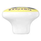 かわいいハッピーコアラなびく漫画イラストレーション セラミックノブ (側面)