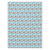 かわいいハッピーコアラなびく漫画イラストレーション テーブルクロス (正面)