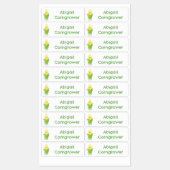 かわいいハッピーコーンパーソナライズされた漫画 ラベル (シート)