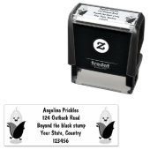 かわいいハッピーコーン漫画イラストレーション セルフインキングスタンプ (インサイチュ)