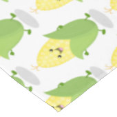 かわいいハッピーコーン漫画イラストレーション テーブルクロス (アングル)