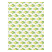 かわいいハッピーコーン漫画イラストレーション テーブルクロス (正面)