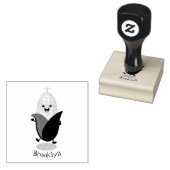 かわいいハッピーコーン漫画イラストレーション ラバースタンプ (押印)